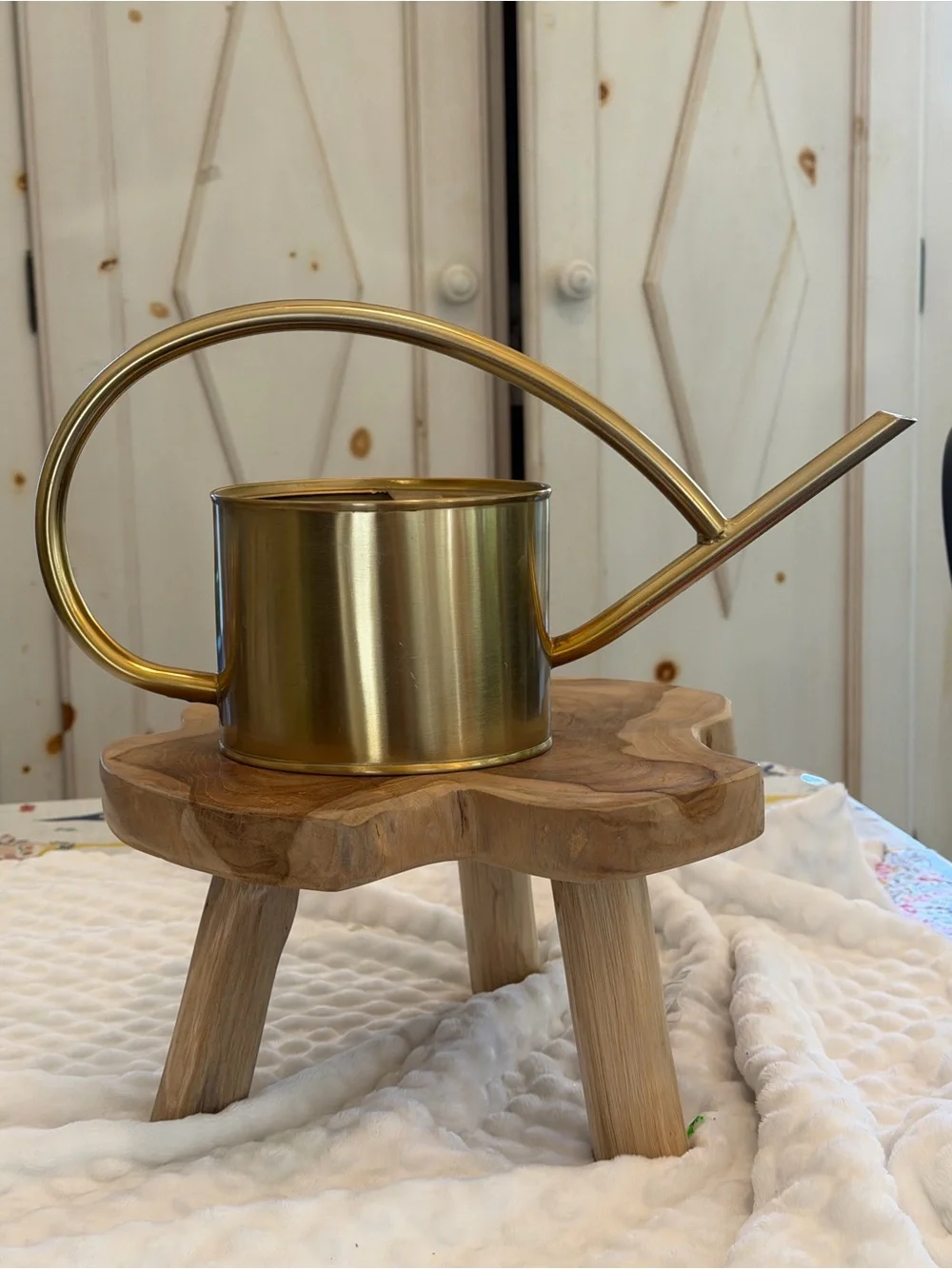 Smith & Hawken Polished Brass Watering Can, Rare find, Discontinued
